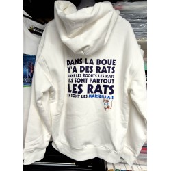 Sweat à capuche Homme PSG Anti Om Chant historique Ultras