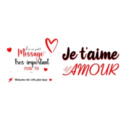 Mug Message D'amour