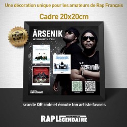 Cadre Arsenik 20x20cm