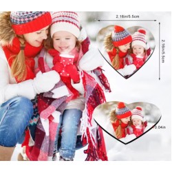 Magnet Coeur ( Photo Personnalisé )