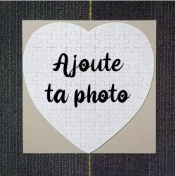Puzzle Coeur Photo Personnalisé