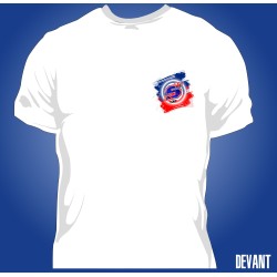 T-shirt Homme Zarco bleu blanc rouge