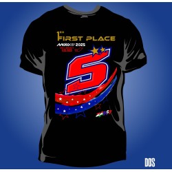 T-shirt Homme Zarco bleu blanc rouge