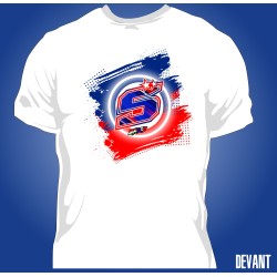 copie de T-shirt Homme Zarco bleu blanc rouge Le Mans