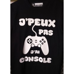 T-shirt Homme J'peux pas j'ai console