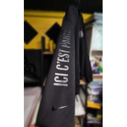 Sweat à capuche Homme PSG Champions d'Europe Full black Legend