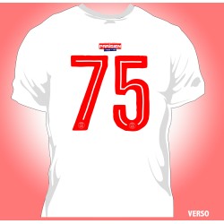 T-shirt PSG De Père en Fils - 100% Coton 190g - Homme