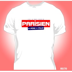 T-shirt PSG De Père en Fille - 100% Coton 190g - Homme