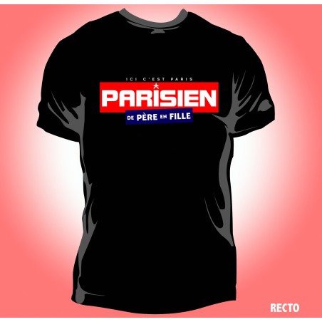 T-shirt PSG De Père en Fille - 100% Coton 190g - Homme
