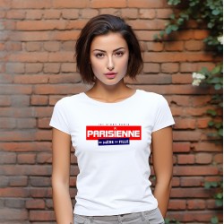 T-shirt PSG De Mère en Fille - 100% Coton 190g - Femme