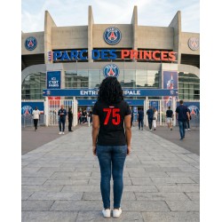 T-shirt PSG De Mère en Fils - 100% Coton 190g - Femme