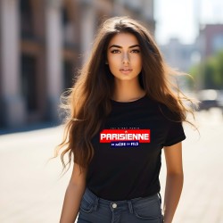 T-shirt PSG De Mère en Fils - 100% Coton 190g - Femme
