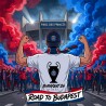 T-shirt PSG Road to Budapest - Finale 2026 - Homme 100% Coton