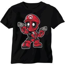 T-shirt Homme DeadPool Mario