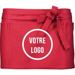 Tablier Court Personnalisé Multi-Poches DTF | Coton 280g