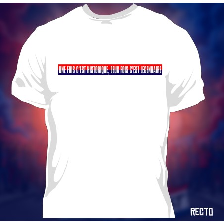 T-shirt PSG Pour l'éternité  - Finale 2026 - Homme100% Coton