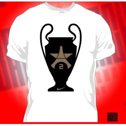 T-shirt PSG Back To Back Champions d'Europe 26 - Homme100% Coton
