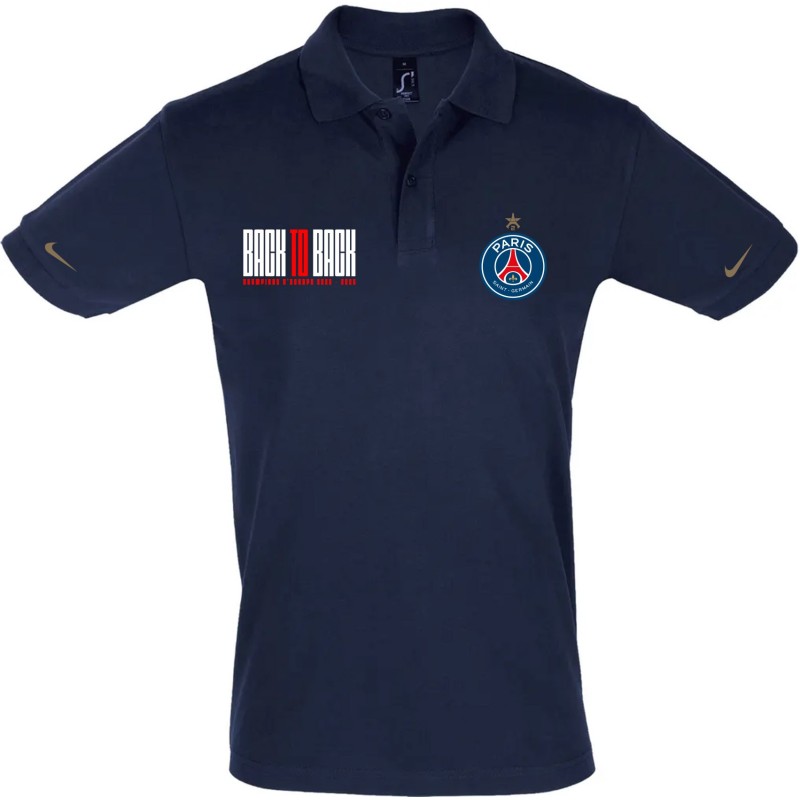 Polo PSG Back To Back - Homme100% Coton