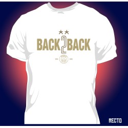 T-shirt Homme PSG Back To Back 2 étoiles OR