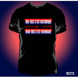 T-shirt PSG légendaire  - Finale 2026 - Homme100% Coton