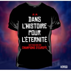 T-shirt PSG légendaire  - Finale 2026 - Homme100% Coton