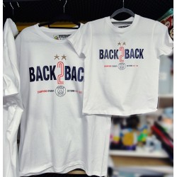 T-shirt Enfant PSG Back To Back rouge et bleu