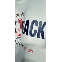 T-shirt Enfant PSG Back To Back rouge et bleu