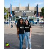 T-shirt Femme PSG Back To Back 2 étoiles OR & white