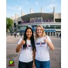 T-shirt Femme PSG Back To Back rouge et bleu