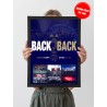 Cadre PSG Back to Back Premium A4 / A3 | Un Brin de Custom