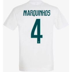 T-Shirt Brésil Coupe du Monde 2026 - Marquinhos- Qualité Premium 190g