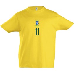 T-Shirt Kids - Brésil Coupe du Monde 2026 - Raphinha 11