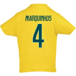 T-Shirt Kids - Brésil Coupe du Monde 2026 - Marquinhos