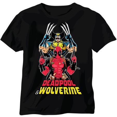 T-shirt Enfant Wolverine & deadPool