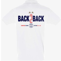 Polo PSG Back To Back - Homme100% Coton