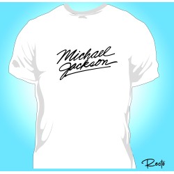 T-shirt Michael Jackson Noir ou Blanc - 100% Coton