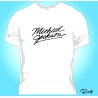 T-shirt Michael Jackson Noir ou Blanc - 100% Coton