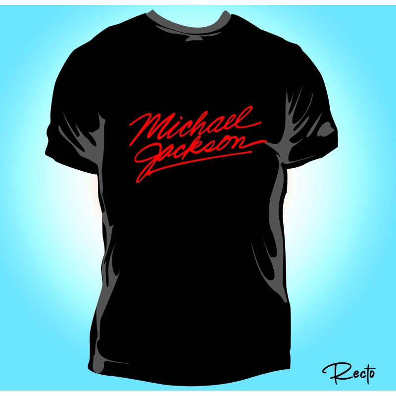 T-shirt Michael Jackson Noir ou Blanc - 100% Coton