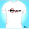 T-shirt Michael Jackson Bad Tour 88 Noir ou Blanc - 100% Coton