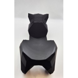 Porte-Bouteille Chat Noir Design Géométrique – Décoration Originale