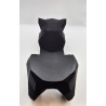 Porte-Bouteille Chat Noir Design Géométrique – Décoration Originale