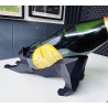 Porte-Bouteille Chat Noir Design Géométrique – Décoration Originale