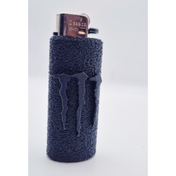 Étui Briquet Monster Noir – Housse Protectrice Briquet Impression 3D