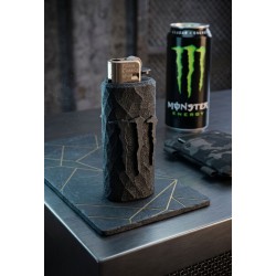 Étui Briquet Monster Noir – Housse Protectrice Briquet Impression 3D