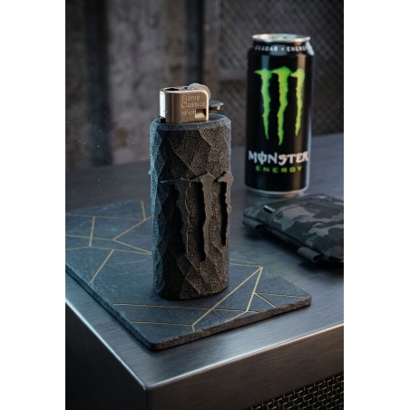 Étui Briquet Monster Noir – Housse Protectrice Briquet Impression 3D