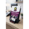 Presentoir Flyer A5 et Carte de Visite Personnalise Noir – Support Com