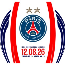 T-shirt PSG Champion Supercoupe d'Europe | Victoire Aston Villa