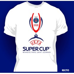 T-shirt PSG Champion Supercoupe d'Europe | Victoire Aston Villa