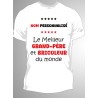T-shirt Homme Meilleur Papy Personnalisé