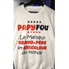 T-shirt Homme Meilleur Papy Personnalisé